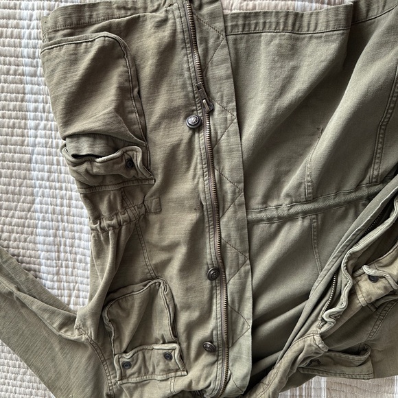 Army green military style jacket - Picture 12 of 17